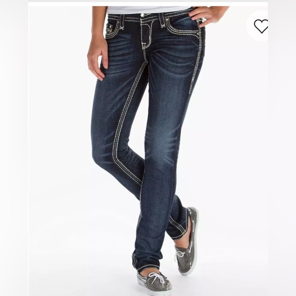 ROCK REVIVAL
Dania Easy Skinny Stretch Jean SIZE 27 Y2K - Picture 1 of 6